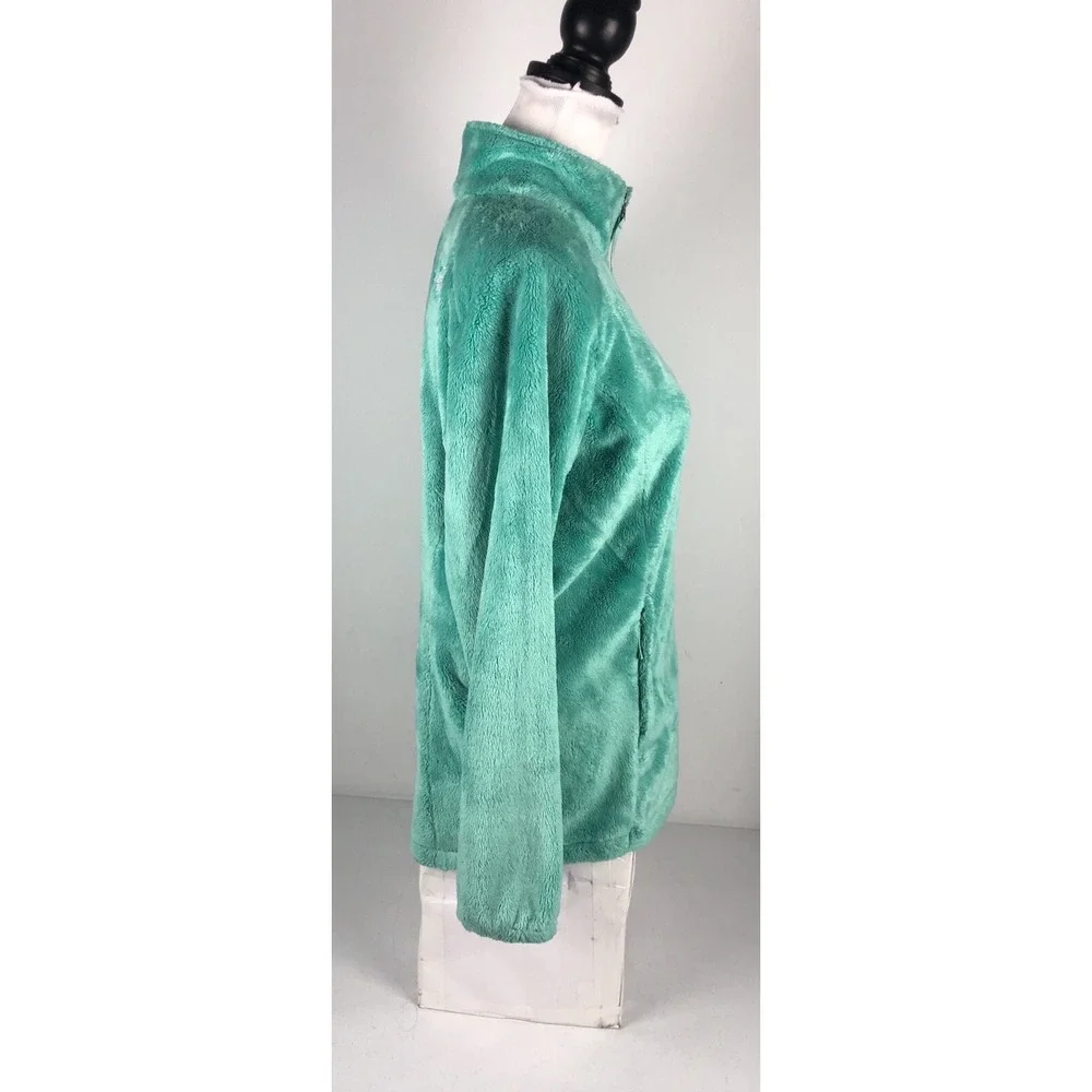 The North Face Girls XL Osalita Jacket Green Fleece Soft Cozy